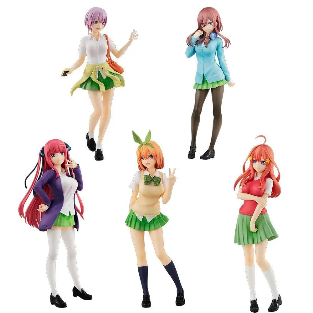 17CM Anime Gotoubun no Hanayome Figure Nakano Ichika Nakano Nino Animation Model Toy Gift Collection Decoration Ornaments