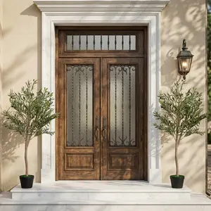5FT Faux Olive Tree for Indoor Decor, Artificial Olive Tree with Natural Wood Trunk, Lifelike Fruits & Included Planter, Decorative Fake Plant for Home Living Room Office