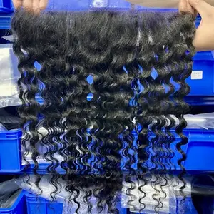 RAW Cambodian Bohemian Curl HD Lace Closure & Frontal cambodia virgin hair