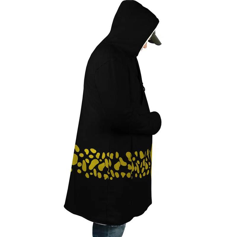 Black Trafalgar D. Water Law Punk Hazard OP Anime Cloak Coat