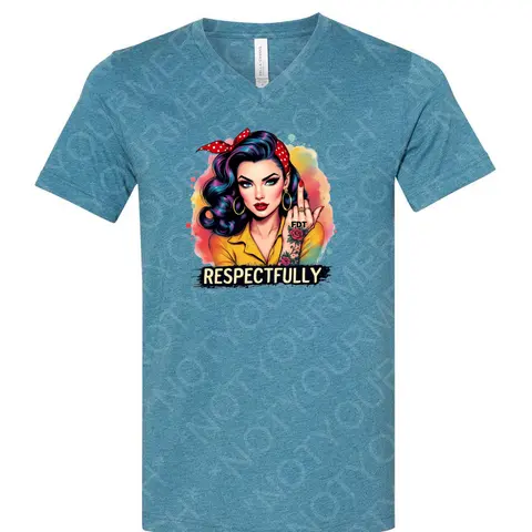 Respectfully – FDT Anti-Trump Tee | Middle Finger Protest Shirt