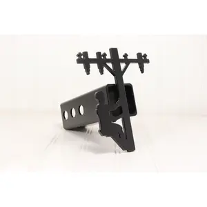 MATTE BLACK LINEMAN HITCH COVER - FITS A 2" RECEIVER