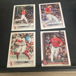 Boston Red Sox 4 card packs