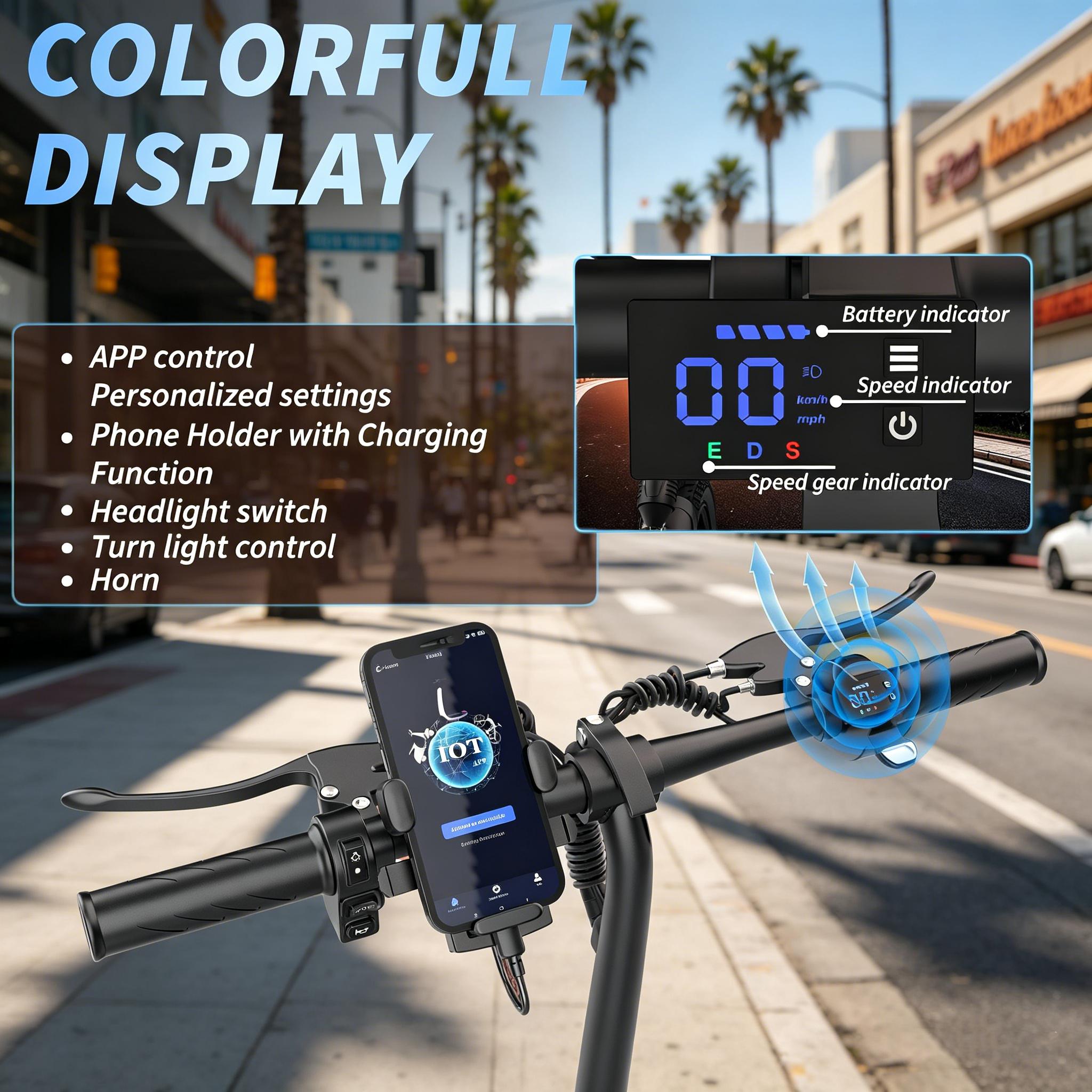 US 14" Foldable Electric Bike for Adults | 750W Peak Motor, 22 MPH Speed | 48V 10.4Ah/15.6Ah Battery, Electric Scooter| with Dual-Seat and Multi-Shock Absorption & Smart APP | With Phone Holder | UL2849 Certified Motor | Nice for Gift & Daily Commutes