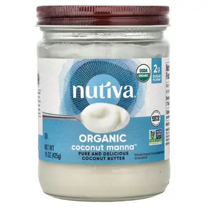 Nutiva Organic Coconut Manna™, Pure and Delicious Coconut Butter, 15 oz (425 g)