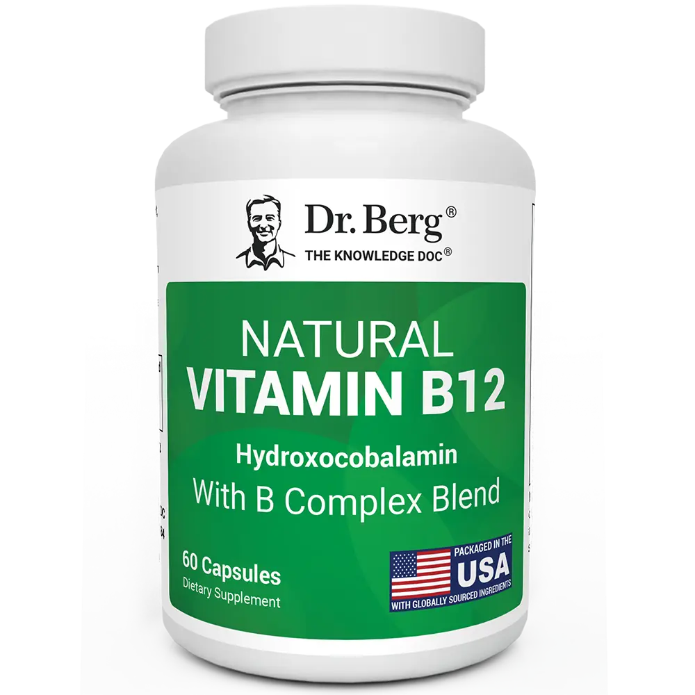 Natural Vitamin B12 – Hydroxocobalamin with B Complex Blend