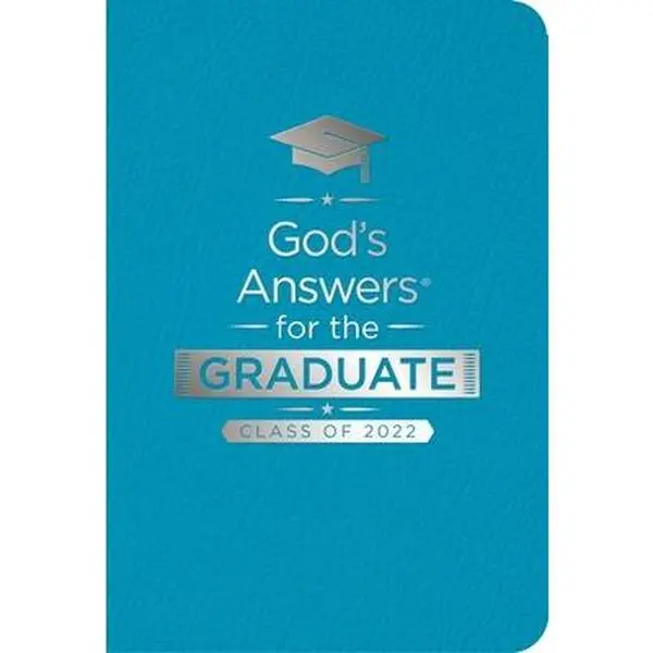 USED Book - God's Answers for the Graduate: Class of 2022 - Teal NKJV: New King James Version by Countryman, Jack (Paperback) - english
