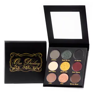 Our Darling Signature Palette - Set of 9 Eyeshadows, Vegan and Cruelty Free Matte and Shimmer