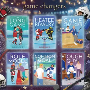 Game Changers Series by Rachel Reid Game Changer, Heated Rivalry, Tough Guy, Common Goal, Role Model, The Long Game – MM Hockey Romance Books LGBTQ  Gift For Fan