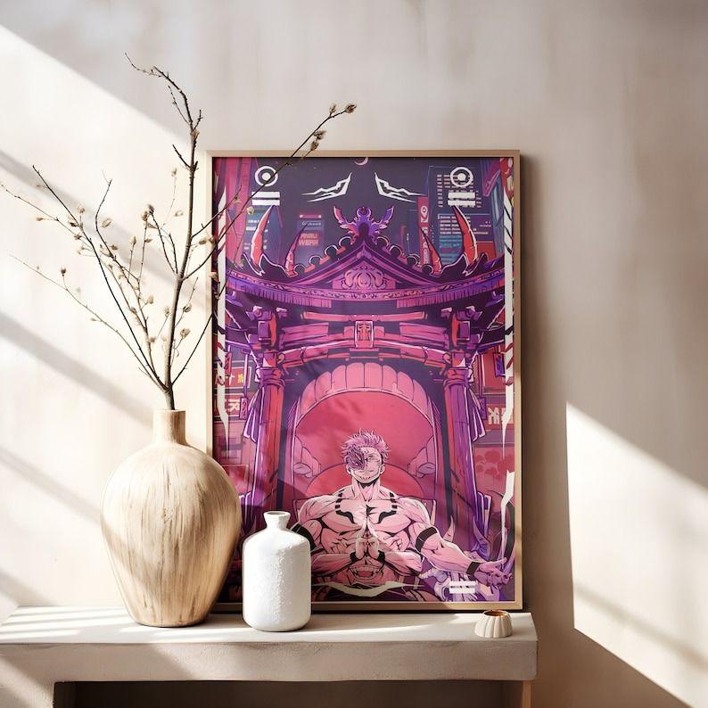 Jujutsu Kaisen Anime Poster Satoru Gojo, Manga Wall Art