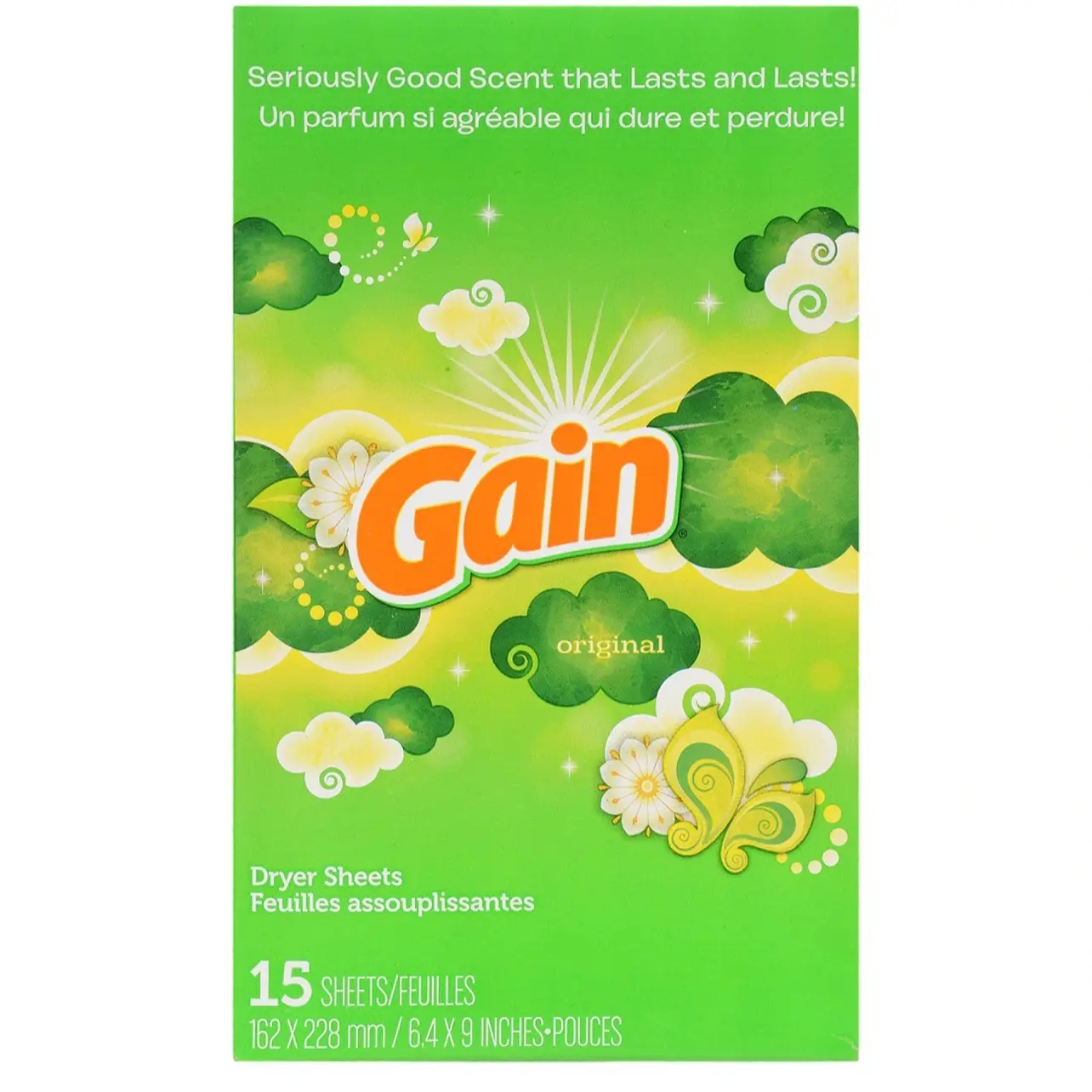 Gain Fabric Softener Dryer Sheets, 15-ct. Boxes