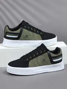 Men's New Casual Shoes for All Seasons, Vintage Classic Military Sports Shoes, Leather Laces, Thick Sole, Breathable Comfort, Sneaker