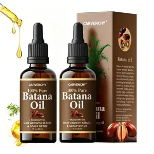 Batana Oil,Strong & Healthy Hair, Make Hair Longer Fuller Thicker, Organic Batana Oil with Rosemary,Organic Rosemary Oil Vitamin E Nourish Scalp,for All Hair Types