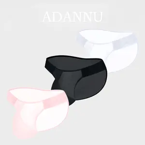 Men’s Sexy High-Cut Ice Silk Briefs Ultra-Thin Transparent Seamless Sports Fit