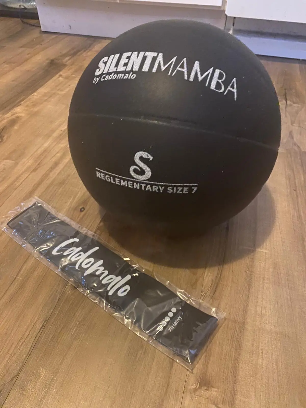 Silent Basketball Black Mamba Size 7 29.5" Quiet Indoor Dribbling Practice