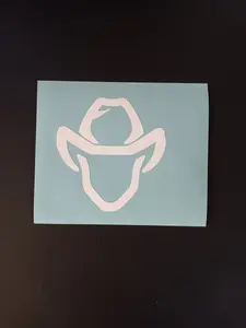Cowboy Window Decal/Sticker