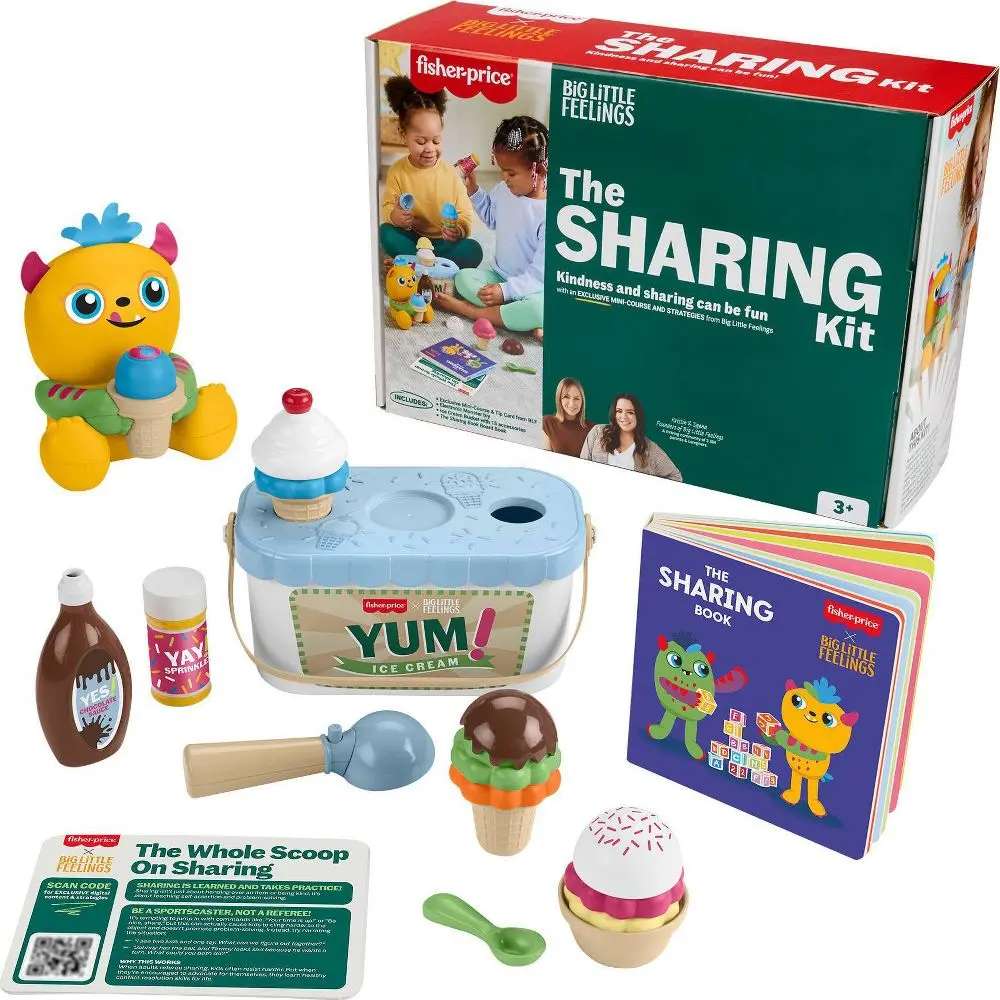 Fisher-Price Big Little Feelings The Sharing Kit / Set - Toys & Tips for Kids 3+