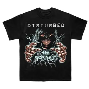 Disturbed The Game Sickness Gothic Industrial Style T Shirt