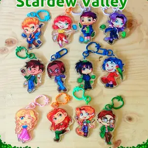 STARDEW Valley Acrylic Charms / Sebastian Abigail Sam Alex Shane Leah Haley