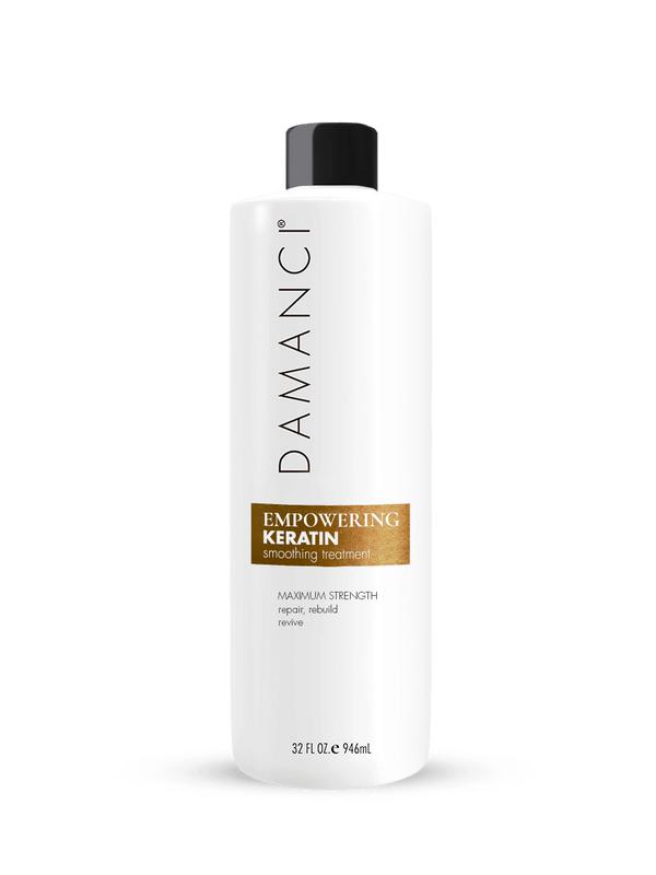 DAMANCI Empowering Keratin Smoothing Treatment for Shine and Smoothness - Anti-Aging, Maximum Strength, Nourishing with Chamomile & Calendula Extracts