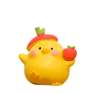New Cute Chicken Animal Resin Craft Desktop Decoration Ornament Student Gift Car Interior Decoration