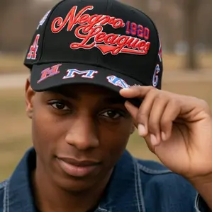 Officially Licensed Negro League Commemorative Baseball Cap in Black