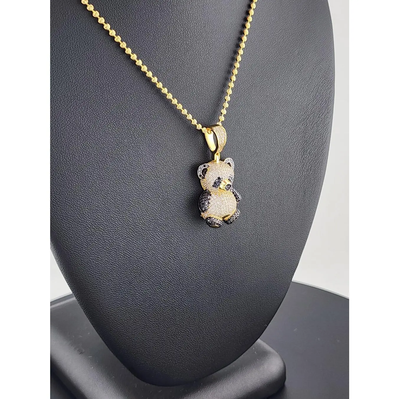 Teddy Bear Pendant Necklace in Sterling Silver 925 – Dainty & Adorable Jewelry Gift