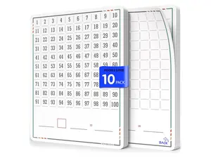 Dry Erase Flexic Number Chart 9"x12" (10 pc)