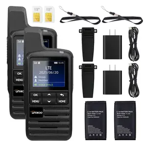 UNIKOO N300 Global POC Radio with SIM Card Walkie Talkie Long Range 4G Network 2 Way Radio Nationwide U.S. for Hiking and Camping Long Battery Life Clear Audio 4G Signal Travel Gadgets