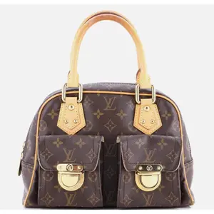Pre-owned Louis Vuitton FINAL SALE Tote Bags Monogram Manhattan PM