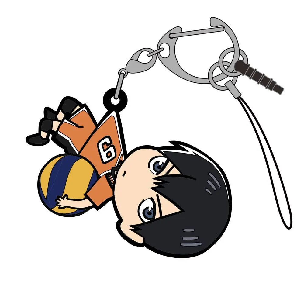 Cute Chibi Art Keychain in a Pinch Pose, Durable and Lightweight Mini Figure, Anime & Manga Collectibles for Bags & Backpacks
