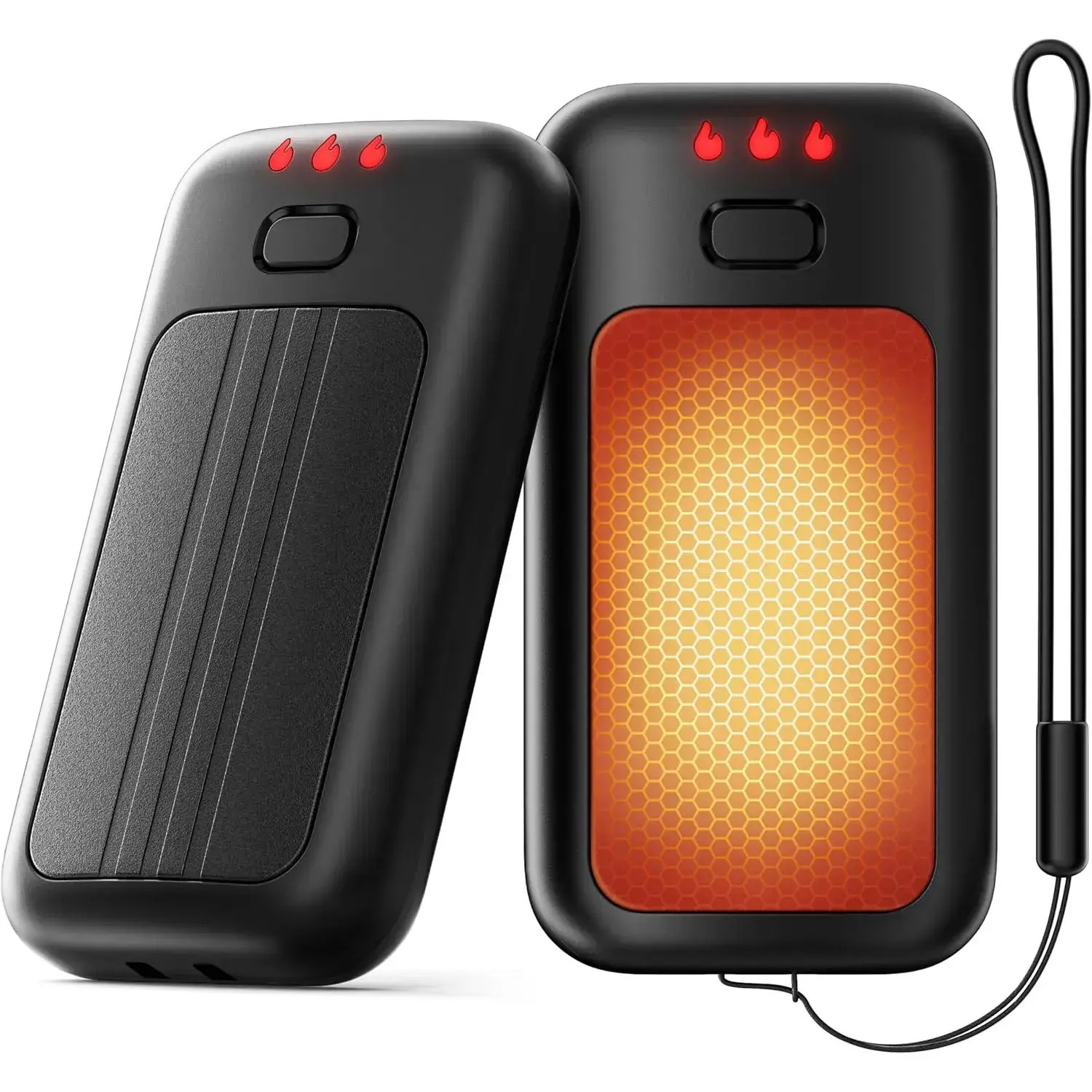 Hand Warmers, 2 Pack Rechargeable Hand Warmer, Pocket Heating Electric Hot Hands Handwarmers, Camping Hunting Gear, Gifts for Women, Men, Christmas, Golf, Portable Outdoor Heater