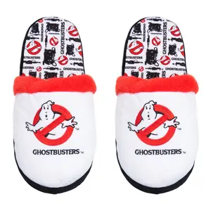 Ghostbusters Fuzzy Slip-On Slippers Ghostbusters Fuzzy Slip-On Slippers