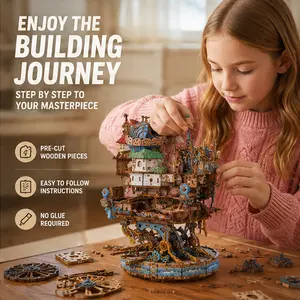 Magical Walking Castle Construction Set – Perfect Gift for Creative Minds