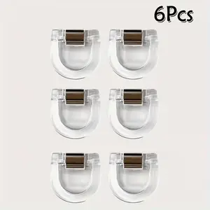 6pcs of Anti-Dragging Clips for Pants Hems, No Sewing Required, Adjustable Buttons for Fixing, Invisible Clips to Shorten Long Pant Legs, Fit Trousers, Adjustable Fasteners