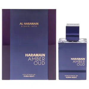 Al Haramain I0150342 2.53 oz Amber Oud Dubai Night Edition Extrait de Parfum Spray for Unisex
