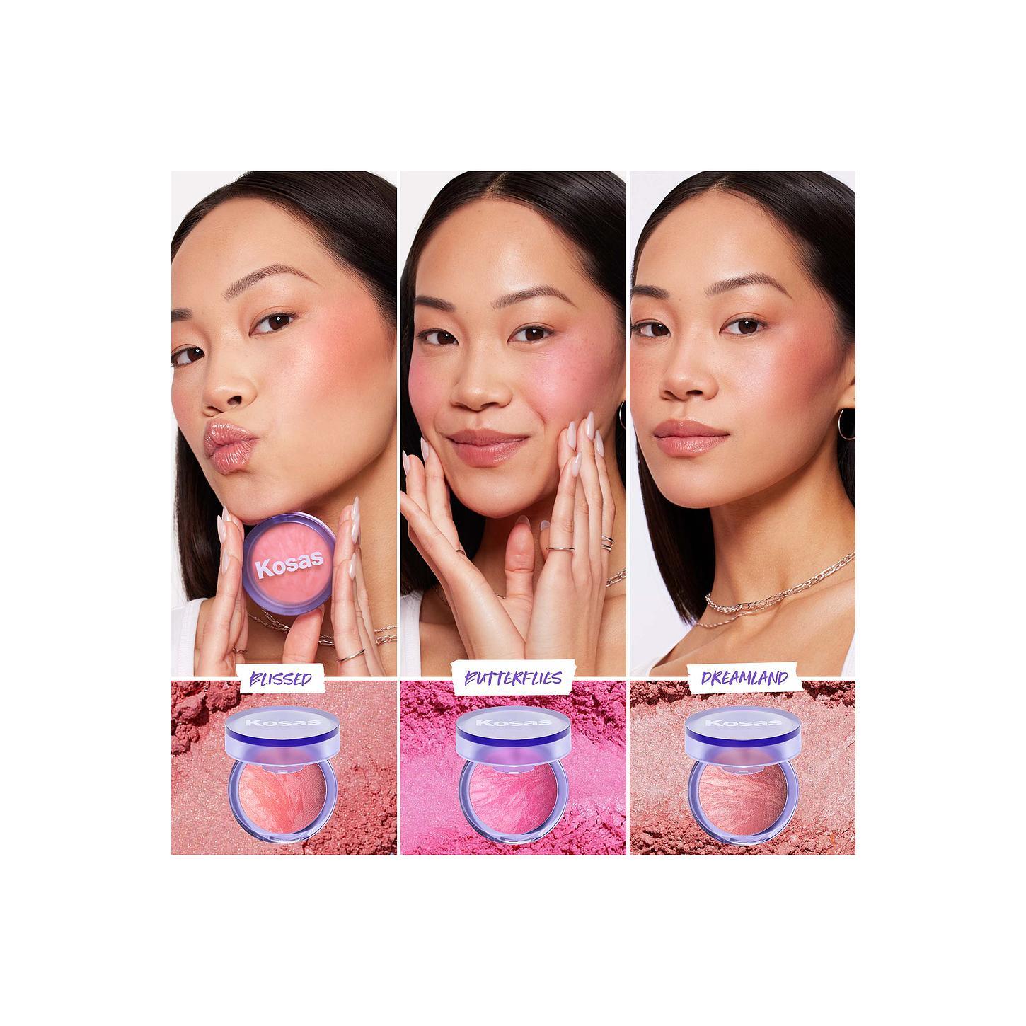 Kosas Blush Is Life Baked Dimensional + Brightening Blush in Butterflies