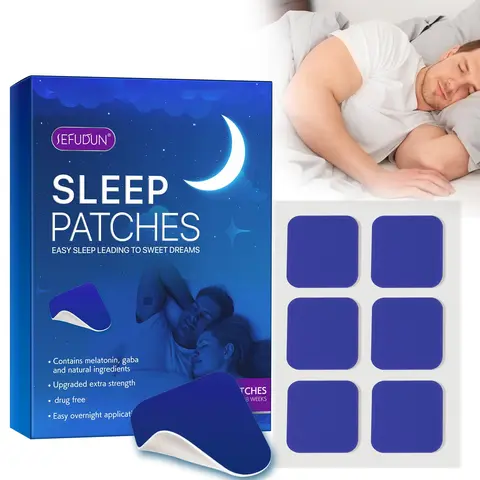 60pcs Sefudun Sleep Patches Melatonin Patch Easy Night Application, Relaxing & Comfortable Design, Perfect for Restful Nights, Melatonin Sleep Aid