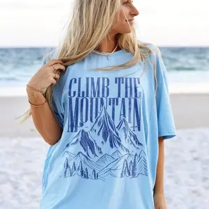 Climb The Mountain Shirt Retro Book Sweatshirt Bookish Shirt Gift