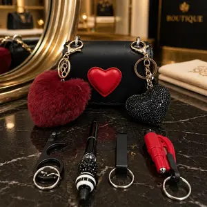 Heart keychain sets