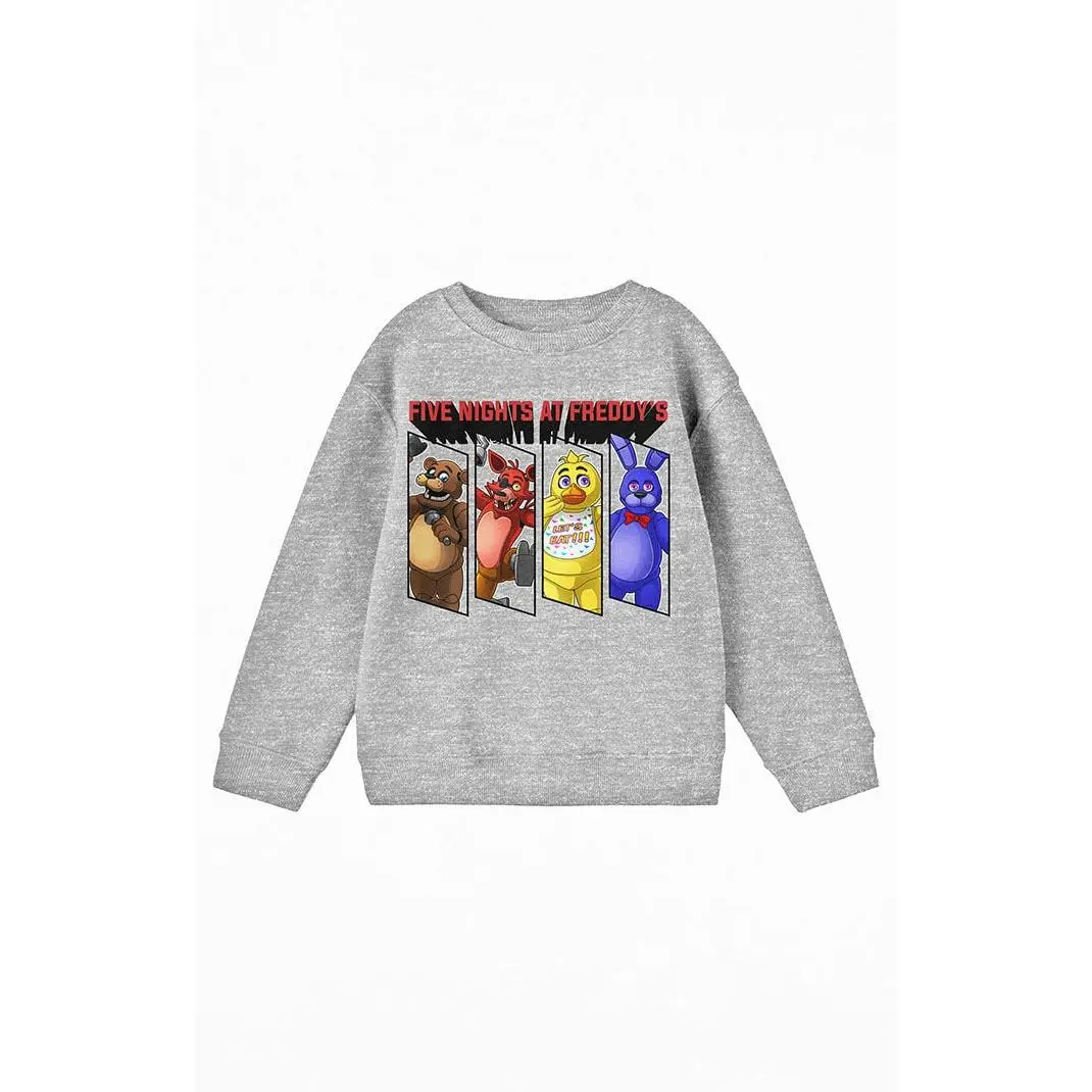PacSun Kids Five Nights At Freddy's Crew Neck Sweatshirt