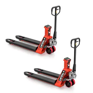 2 Pack Pallet Jack with Scale & Printer – 5,500 lb Capacity | US-PTSCP55K