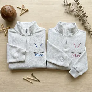 Custom Golfer Quarter Zip Sweatshirt