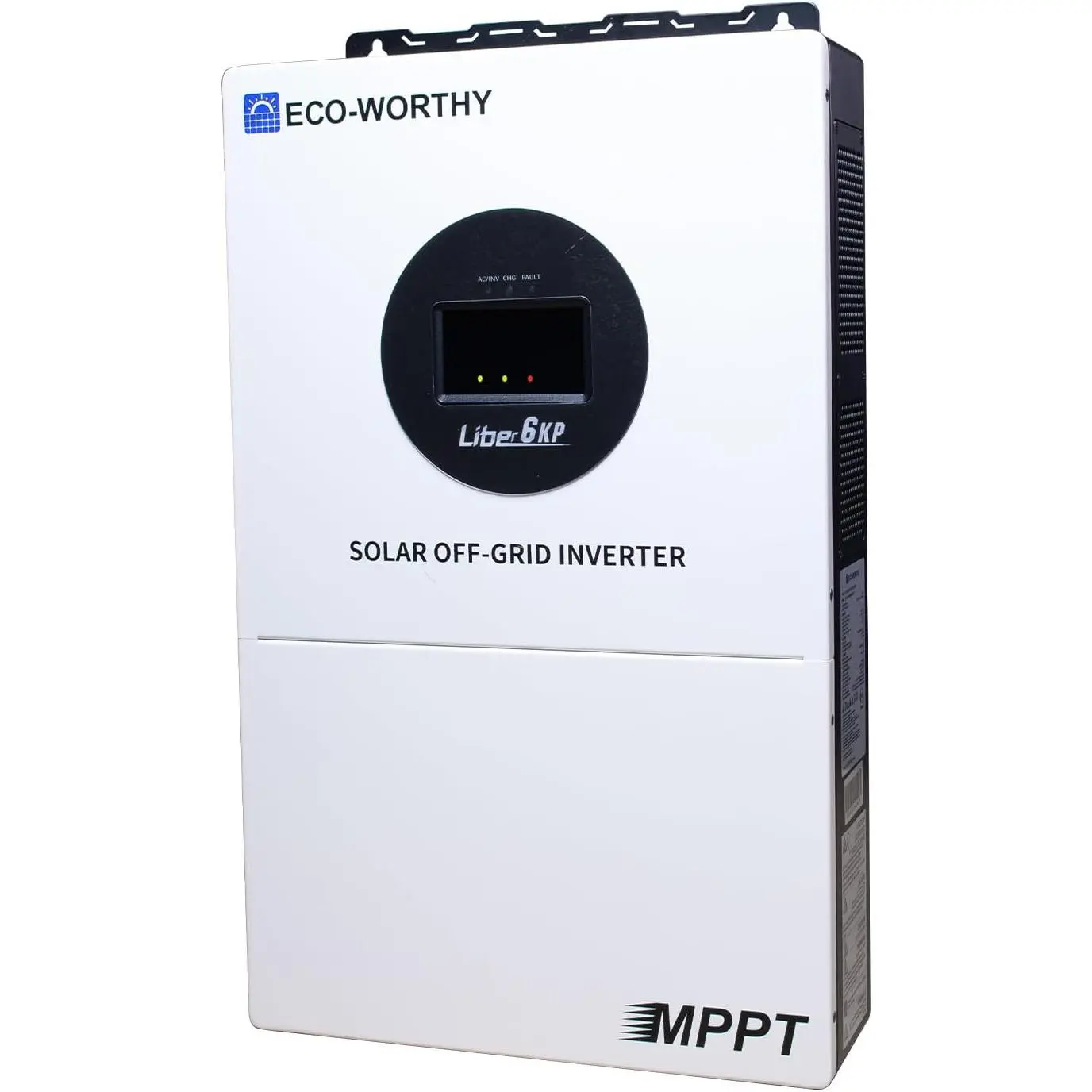ECO-WORTHY 6KW Solar Off-Grid Split-Phase AIO Inverter - 48Vdc to 120Vac/240Vac, 9kW@500V PV Input for Home Solar & Wind Power Systems
