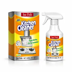 （Buy one, get one free）Kitchen Spray  and Degreaser, Antibacterial All Purpose Cleaning Spray for Kitchens, Countertops, Ovens, and Appliances, Citrus Scent cleaner