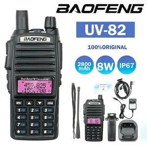 BaoFeng UV-82 Real 8W Walkie Talkie Dual Band VHF/UHF Two-Way Radios 2800mAh US