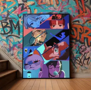 Dandadan Anime Poster, Paranormal Sci-Fi Manga Wall Art( Unframed - Print Only ) (No Frame)