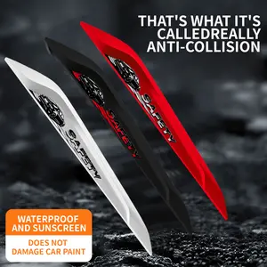 Anti-Scratch Artifact 4-Piece Car Door Anti-Collision Strips Silicone Shock-Absorbing Cushions for Door Edges Side Mirrors and Bumpers Protective Decals Imported Quality