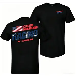 Cleetus McFarland Hell Yeah Brother Graphic T-Shirt 100% Cotton Racing Tee for Car Fans TikTok Shop Deals Summer Outfits
