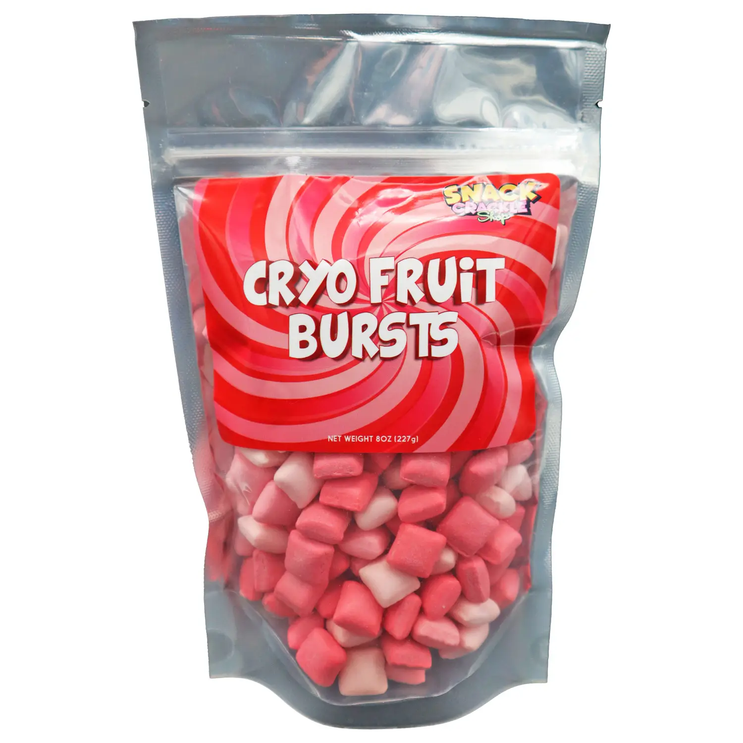 Freeze Dried Fruit Bursts Candy- Reds Only 8oz Snack Sweet Bonbon Bite Candies